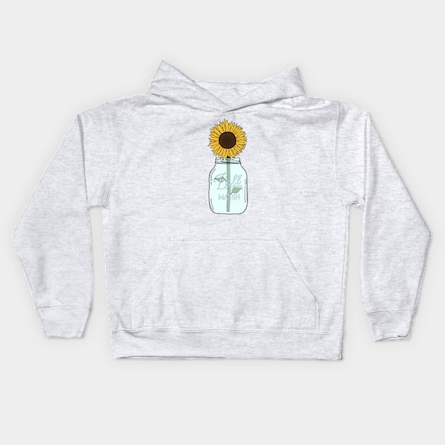 Sunflower Kids Hoodie by katielavigna